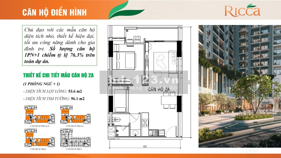 Chuyên sang nhượng Ricca giá tốt nhất thị trường giở hàng 100 căn đẹp, pháp lý chuẩn