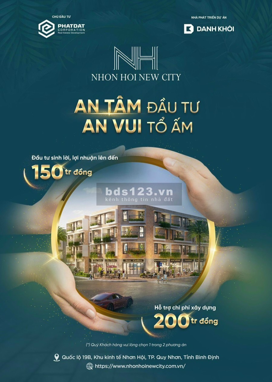 Đất Nền Dự Án Nhơn HộI New City, ngân hàng hỗ trợ vay 75% giá bán 2.4 tỷ, thương lượng