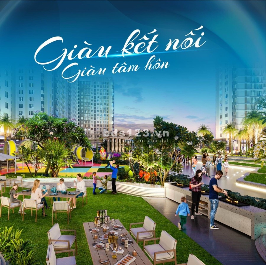 Căn hộ diện tích sử dụng 57m2 - 2PN đạt chuẩn singapore khu dân cư đông đúc, giá 2.4 tỷ