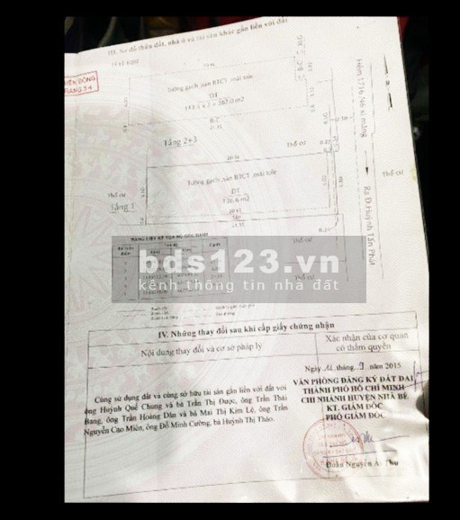 Bán nhà 2 lầu hẻm xe hơi 1716 đường Huỳnh Tấn Phát, Thị Trấn Nhà Bè giá bán chỉ 1.68 tỷ