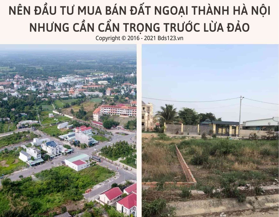 Nên đầu tư mua bán đất ngoại thành Hà Nội nhưng cần cẩn trọng trước lừa đảo