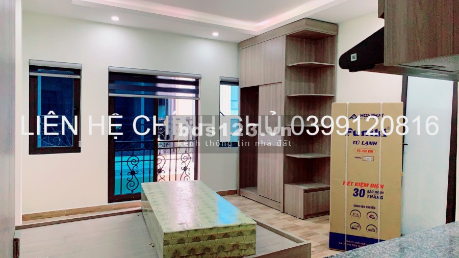 Căn hộ chung cư mini cao cấp full nội thất mới xây tại Hoàng Quốc Việt, có thang may, ban công
