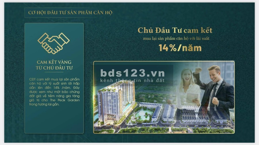 Dự án chung cư căn hộ The Peak Garden mặt tiền Nguyễn Lương Bằng Quận 7 sở hữu lâu dài
