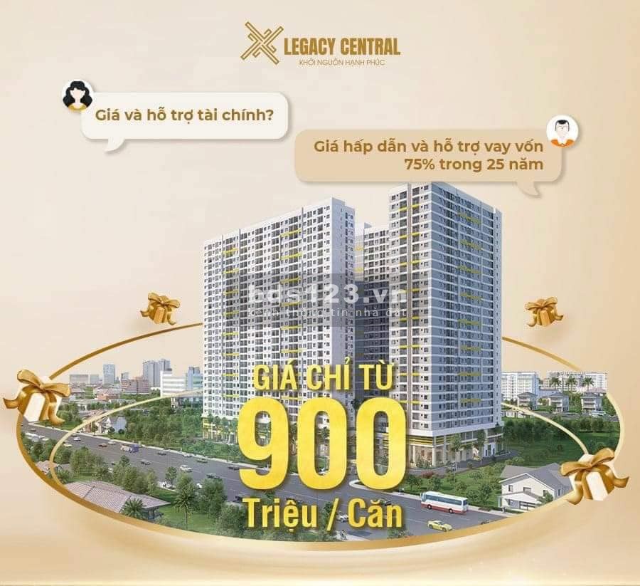 Mở bán căn hộ Thuận An chỉ 900 triệu tiện ích đầy đủ, giá tốt đầu tư, pháp lý chính chủ