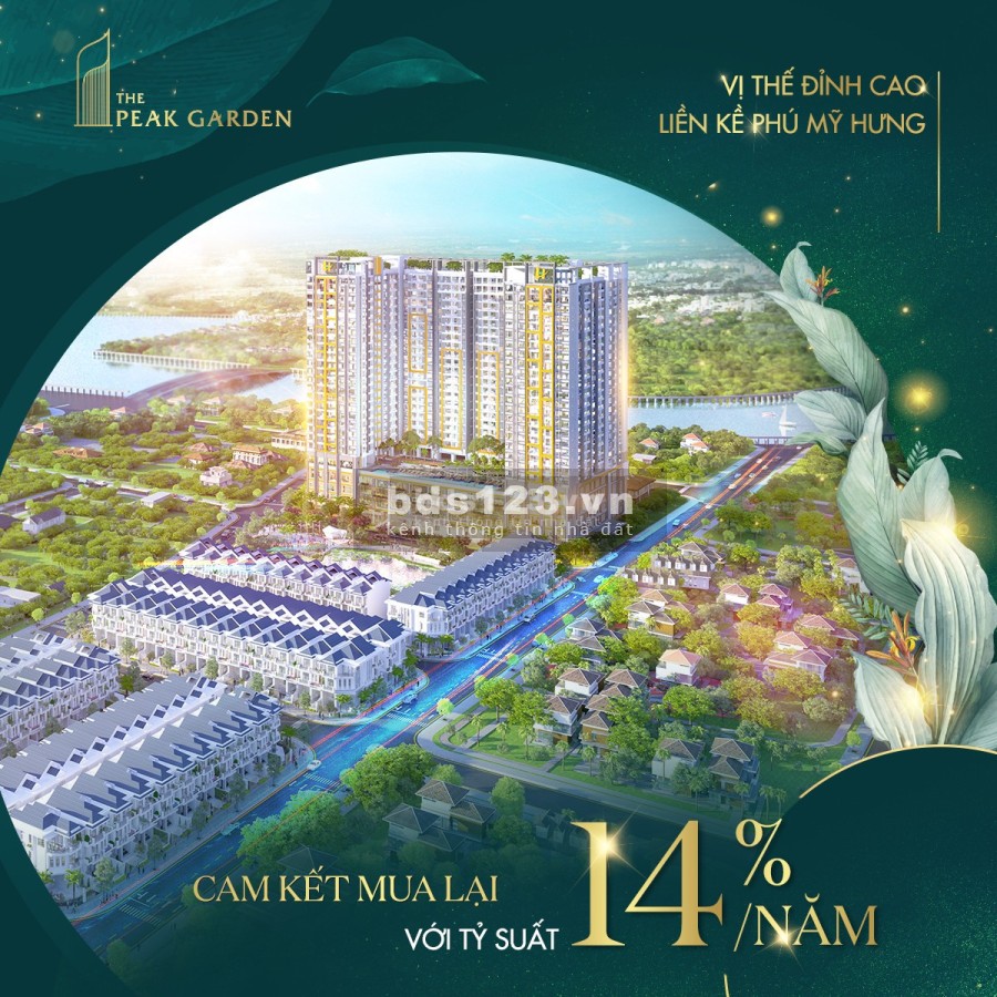 The Peak Garden cơ hội đầu tư cuối năm 2021 chiết khấu cao, giá bán 46 triệu/m2, lhcc