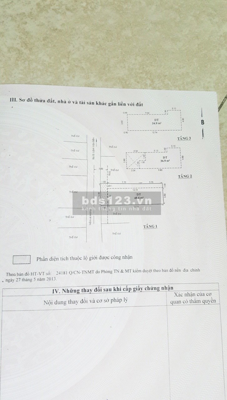 Bán nhà 2 lầu hẻm 30 đường Lâm Văn Bền, Phường Tân Kiểng, Quận 7
