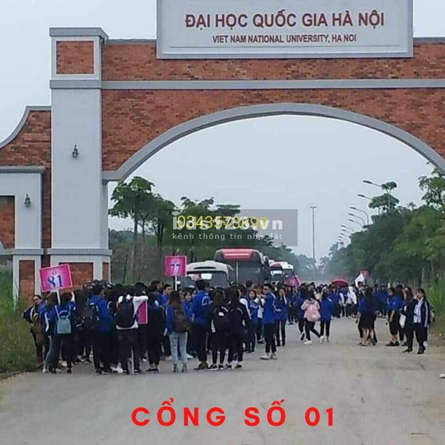 90M thổ cư, quỹ đất hiếm sát khu Kí túc xá Làng Đại học Quốc Gia Hòa Lạc,oto tránh