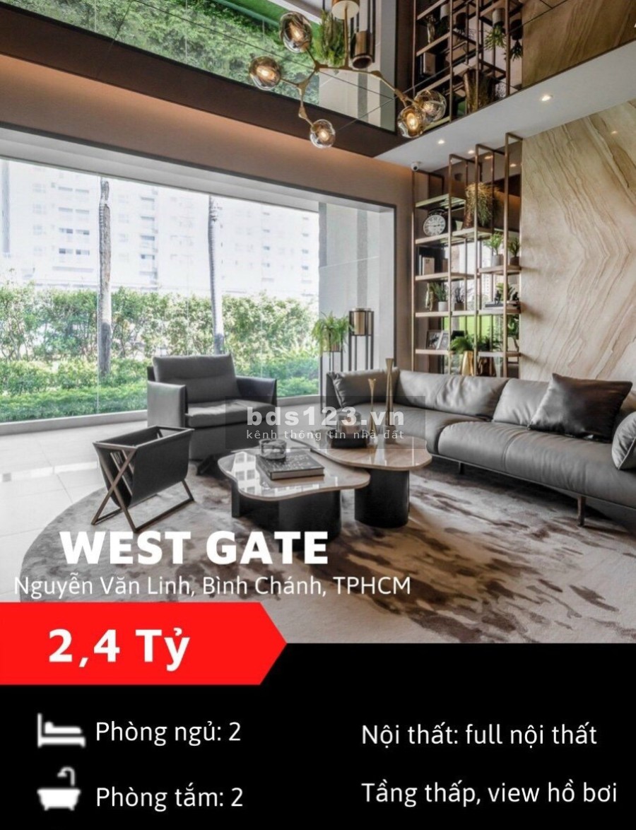 Mở bán căn hộ cao cấp trung tâm huyện Bình Chánh, 5 mặt tiền đường giá 40 triệu/m2