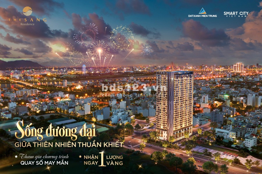 Căn hộ chung cư cao cấp The Sang Residence ven biển Mỹ Khê mở bán giai đoạn 1 chính sách ưu đãi