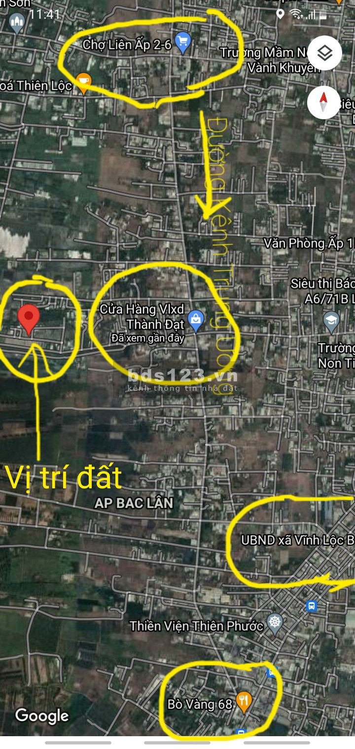 Bán đất nền vùng ven Vĩnh Lộc A, Bình Chánh, giấy tờ hợp lệ, không tranh chấp giá 380 triệu