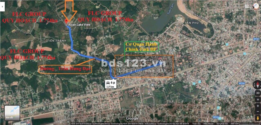 Đất bán lỗ 200 triệu mặt tiền Quốc Lộ 14 ngay công an tỉnh Bình Phước giá bán 7 triệu/m2