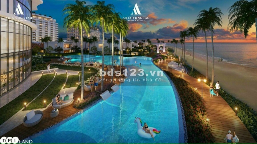 Dự án Aria Vũng Tàu biệt hự 17T4 hồ bơi, sở hữu bãi biển riêng biệt, giá bán 17.4 tỷ