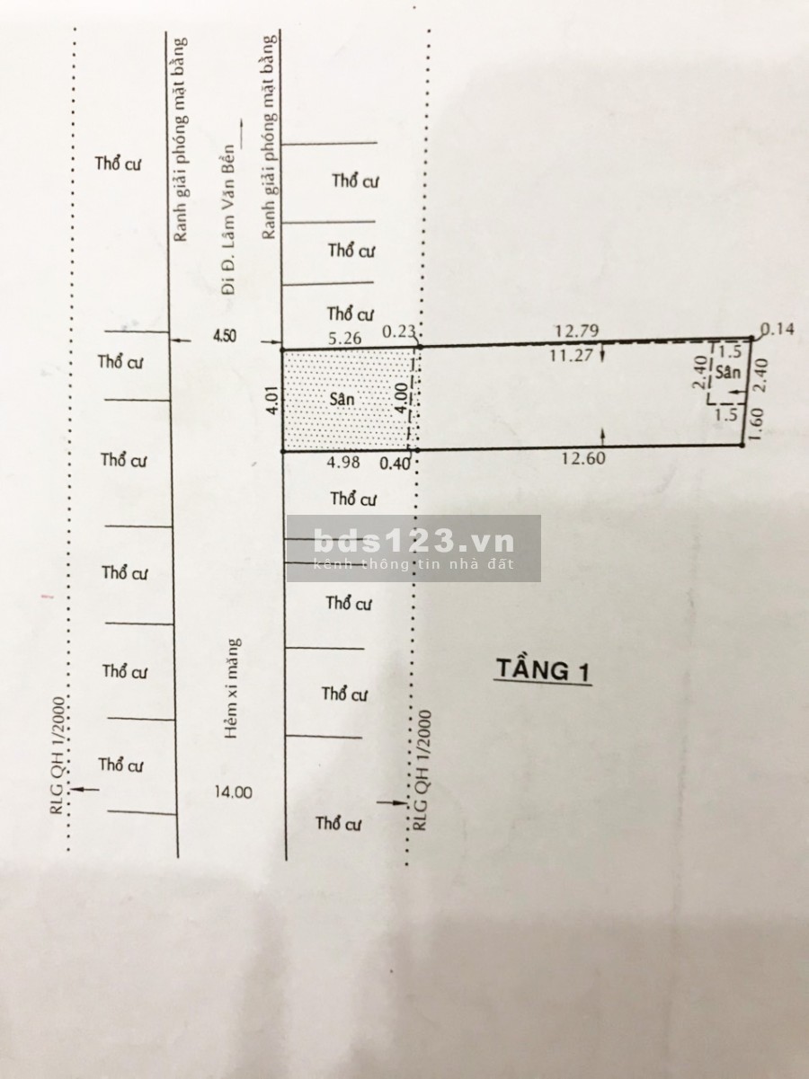 Bán nhà 2 lầu hẻm xe hơi 30 đường Lâm Văn Bền, Phường Tân Kiểng, Quận 7