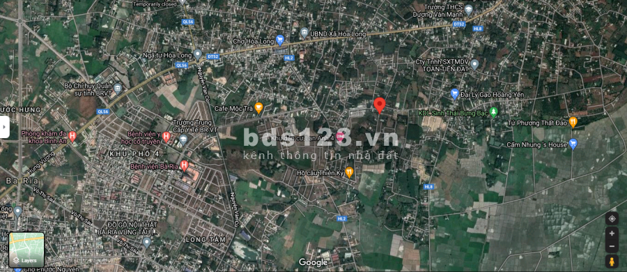 Đất Hương lộ 52, xã Long Phước, thành phố Bà Rịa liên hệ 0907.594.883 pháp lý chuẩn