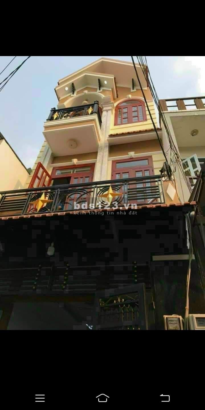 Nhà phường Sơn Kỳ, Tân Phú, diện tích sử dụng 4,5*17m, 3 tầng sổ hồng riêng, giá 7 tỷ