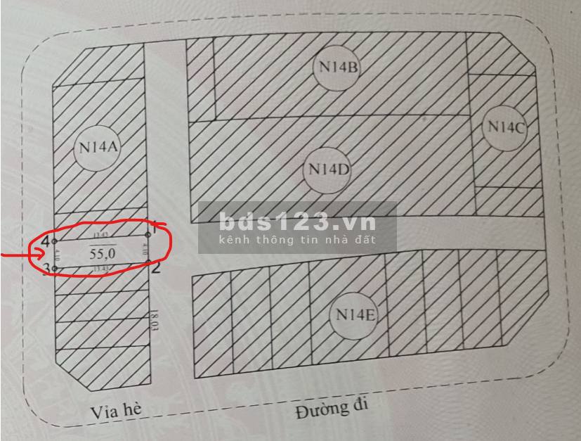 Cho thuê đất Yên Sở, diện tích sử dụng 55m2 lâu dài, ô tô tải tránh giá 4 triệu/tháng