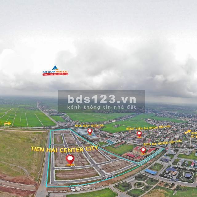 Chỉ 21 triệu/m2, Tiền Hải Center City bảo chứng lợi nhuận 30%-50% cho nhà đầu tư