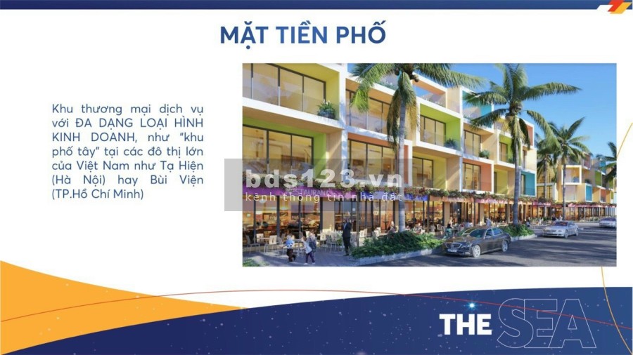 Shophouse 2 mặt tiền biển by Thanh Long Bay chiết khấu cao, nhiều chính sách ưu đãi