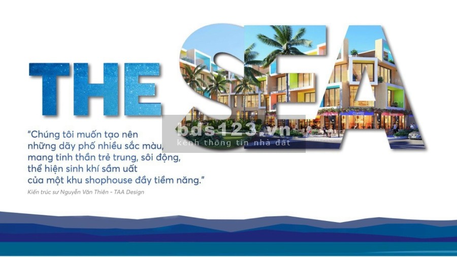 Shophouse 2 mặt tiền biển by Thanh Long Bay chiết khấu cao, nhiều chính sách ưu đãi