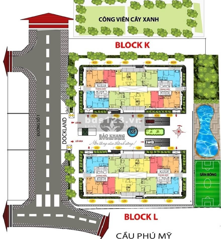 Bán căn hộ Dockland, khu CiTyLand, Nguyễn Thị Thập, Tân Phú, Q7. Sổ. 3.2 tỷ. Nội Thất đẹp