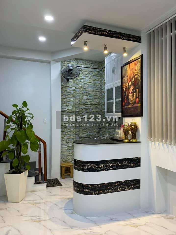 (Gò Vấp)Nhà tuyệt đẹp, hẻm xe hơi Phan Văn Trị thông Quang Trung, 3 tầng đúc ía 5.25 tỷ
