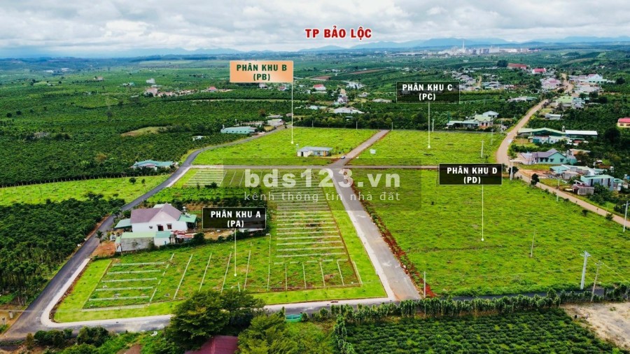 Đất nền sổ đỏ có sẵn trung tâm khu dân cư giá chỉ từ 5tr5/m2 view công viên tiện ích đầy đủ