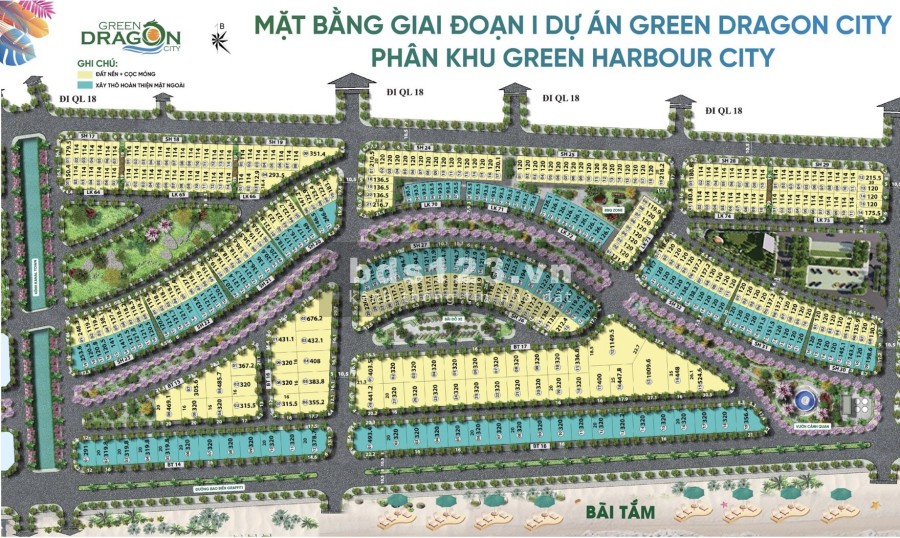 Đất Xanh Miền Bắc độc quyền mở bán đất nền dự án Green Dragon City Cẩm Phả (TTP)
