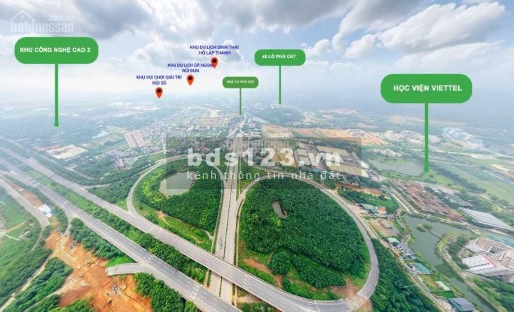 Siêu phẩm 40 lô Phú Cát - chốn phồn hoa giữa thành phố công nghệ giá đầu tư chỉ 24 triệu/m2