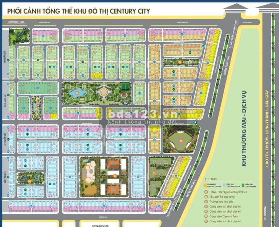 Century City đất nền sổ đỏ sân bay Long Thành tâm điểm đầu tư, thanh toán nhiều đợt.