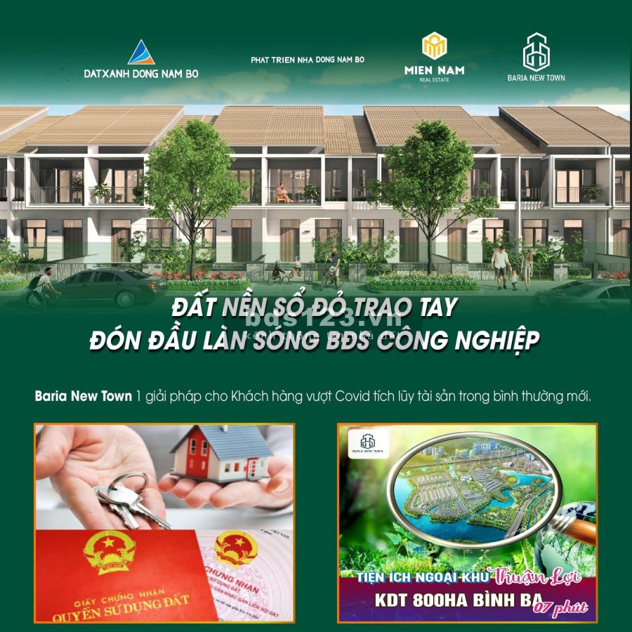 Bán gấp lô đất diện tích 115m2, giá 650 triệu, thổ cư 100m2, sổ riêng, bao công chứng ngay