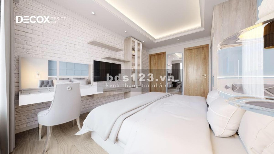 Bán căn hộ cao cấp tầng cao view đẹp full nội thất chung cư Homyland Riverside dt 85m2, 2 pn
