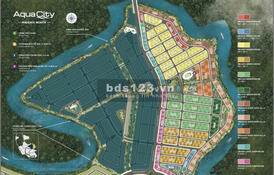 Bán Nhà Phố Đảo Phượng Hoàng - Aqua City với vốn 2.4 Tỷ pháp lý đầy đủ, tiện ích đẳng cấp