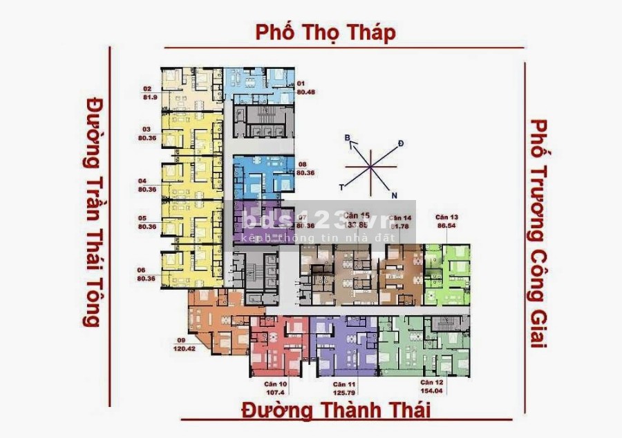 Căn hộ 2 pn dtsd 80.36m2 cực hiếm tai Cầu Giấy, giá từ 3.4 tỷ, quà tặng lên đền 150 triệu