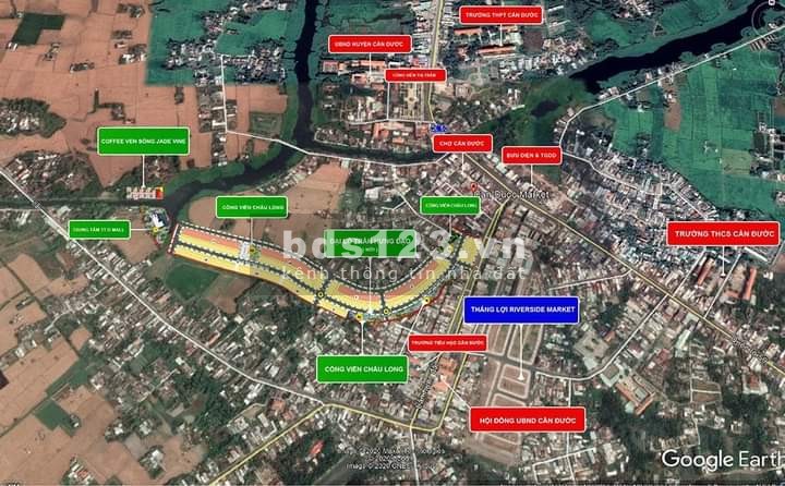 Đầu tư đất nền tại quỹ đất cuối cùng của thị trấn Cần Đước giá chỉ từ 1.3 tỷ lh 0353487634