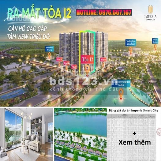 Nhận đặt cọc toà góc I2 view toàn hồ, chiết khấu lên tới 12% giá tốt đầu tư, hỗ trợ vay