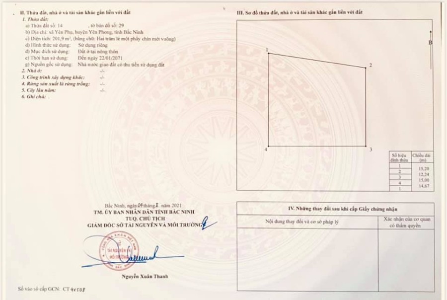Đất trung tâm huyện Yên Phong chỉ 2x triệu/m2 đường lớn, xe vào tận nhà, pháp lý đủ