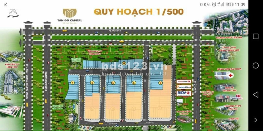 Đất Long An ngay phường 4 thành phố Tân An giá rẻ chỉ từ 15 triệu/m2 tiện đâu tư