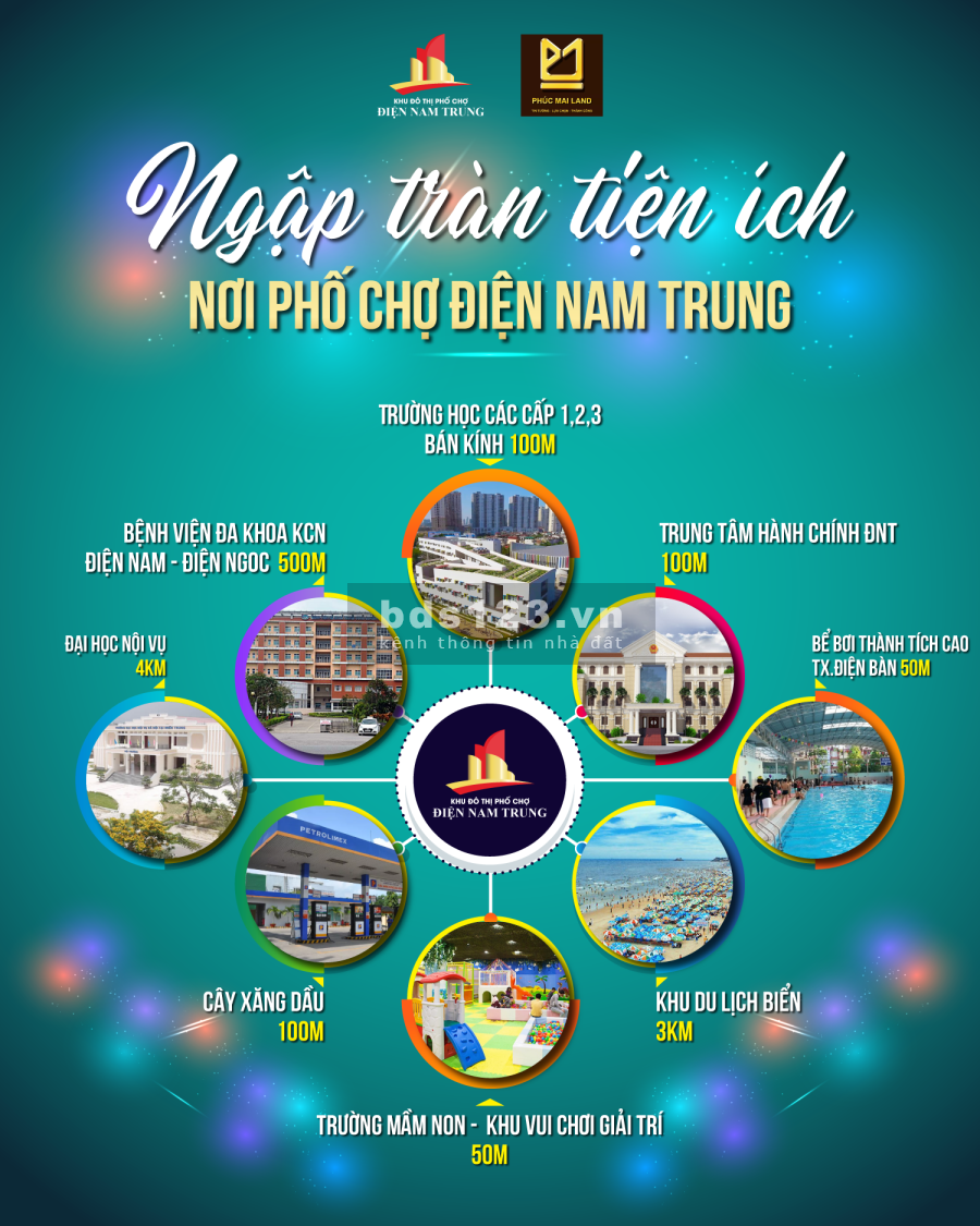 Đất mặt tiền khu phố chợ Điện Nam Trung. Đã có sổ từng lô, giá đầu tư, chiết khấu cao