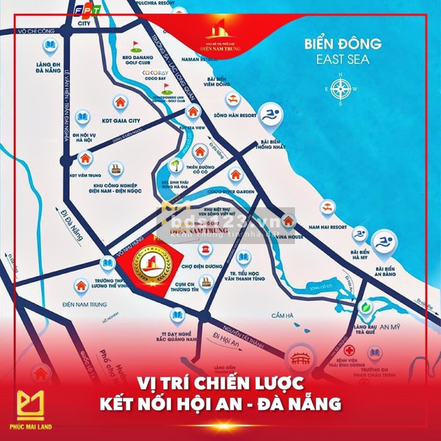Đất mặt tiền khu phố chợ Điện Nam Trung. Đã có sổ từng lô, giá đầu tư, chiết khấu cao