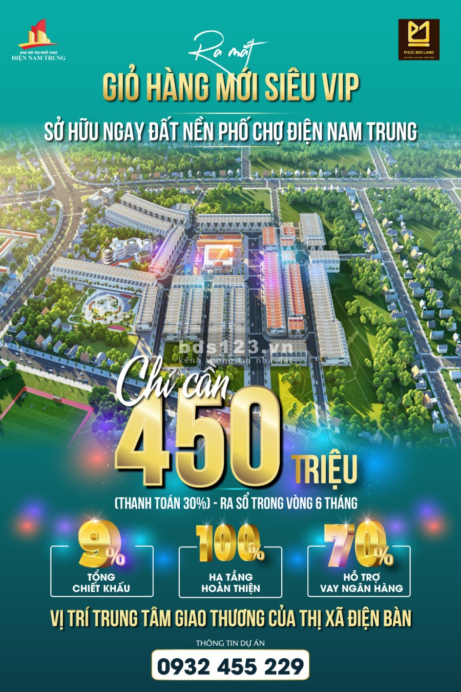 Đất mặt tiền khu phố chợ Điện Nam Trung. Đã có sổ từng lô, giá đầu tư, chiết khấu cao