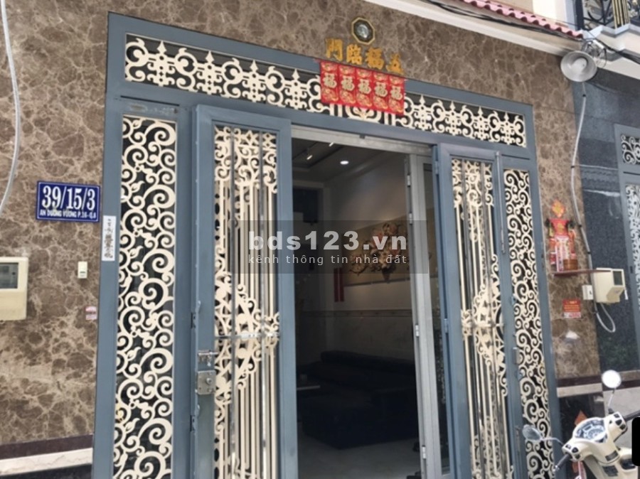 Chính chủ bán nhà phố liền kề mới xây đúc 3,5 tấm tại 39/15/3 An Dương Vương P16 Q8