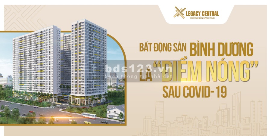 Căn hộ chung cư Legacy Central Bình Dương chỉ từ 900tr/căn, Trả góp 25 năm, lãi suất 0%