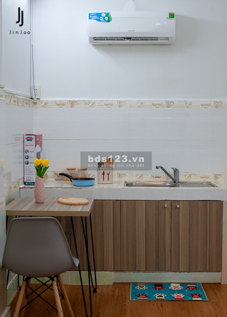 JinJoo Phạm Viết Chánh, Bình Thạnh phòng đầy đủ nội thất giá chỉ 4.3 triệu/tháng