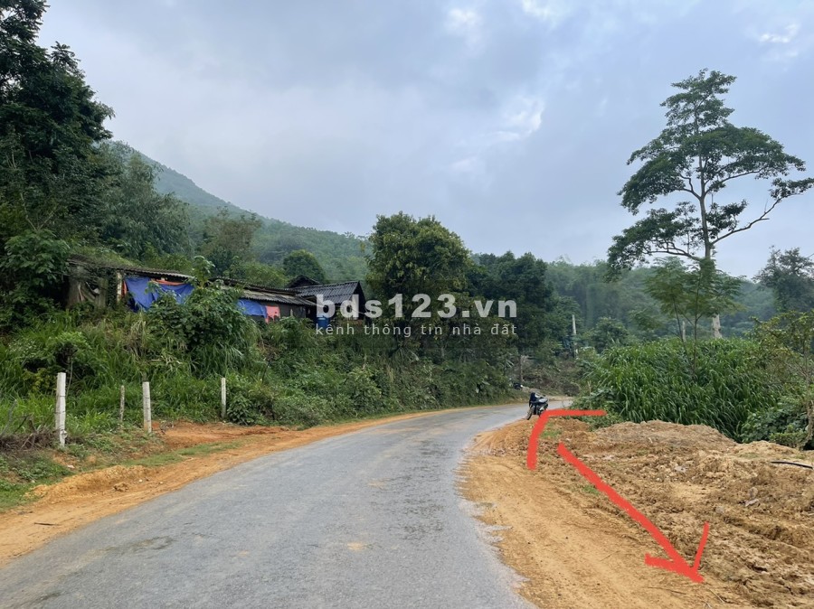 Bán đất Tu Lý, Đà Bắc Hoà Bình, mặt tiền đường Tỉnh lộ 433 mặt tiền 10m, tổng dt 300m2