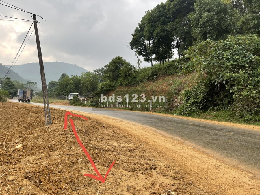 Bán đất Tu Lý, Đà Bắc Hoà Bình, mặt tiền đường Tỉnh lộ 433 mặt tiền 10m, tổng dt 300m2