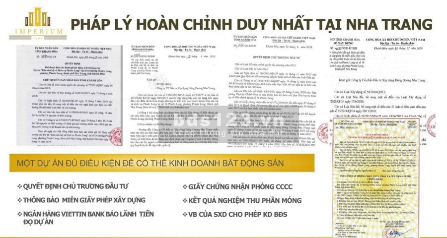 Căn hộ đẳng cấp 5 sao Imperium Town Nha Trang, chất lượng cuộc sống đỉnh cao