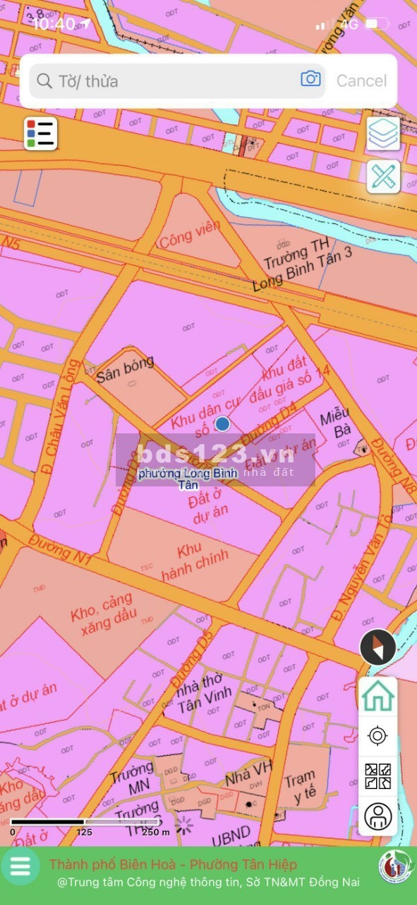 Đất nền dự án mới ngay thành phố Biên Hòa (cách Ngã 3 Vũng Tàu 500m) lh 0982350925