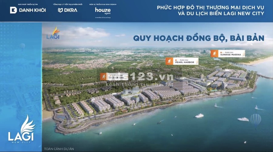 15 suất giá ưu đãi tại dự án Lagi New City. Đất nền sổ đỏ sở hữu lâu dài vị trí đắc địa, lhcc