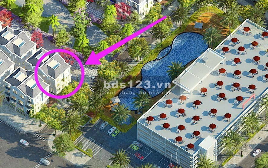 Suất ngoại giao biệt thự góc cạnh bể bơi, view vườn hoa kề cận công viên 29ha Eurowindow Twin Parks