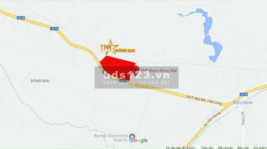 Độc quyền phân phối đất nền TNR Đông Mai đối diện khu công nghiệp Đông Mai- Quảng Ninh